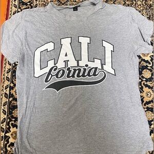 M grey Pretty little thing Oversized shirt